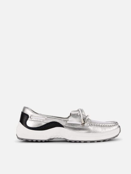 ZOO Adventure - Susan - Dames - Mocassins – Zilver - Maat 40