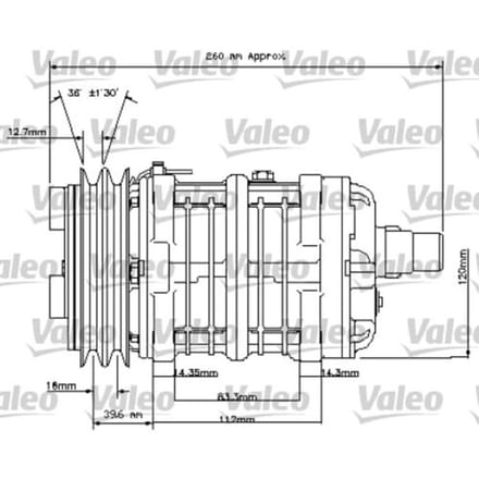 Airco-compressor VALEO 815841