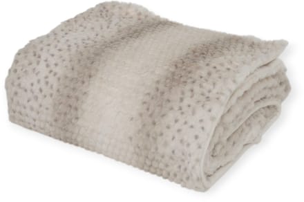 Boltze - Plaid - Deken - Comfort - 150x200cm - Zware Kwaliteit - Creme/Bruin/Beige