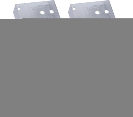 Kozijnbevestiging - Deurkozijn Fixer - Frame Reparatie - Roestvrij Legering - 30 Stuks - Metaal