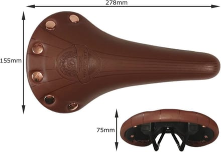 Classic Fietszadel Bruin - Duurzaam en Comfortabel