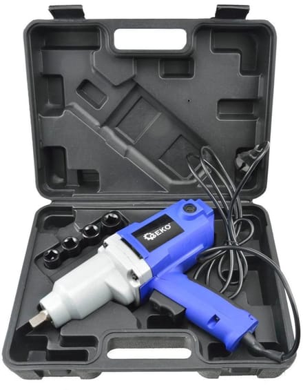 GEKO Elektrische slagmoersleutel - 800W - 320 Nm - Inclusief Doppenset