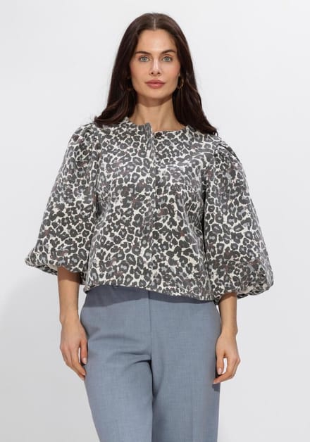Minus Msmalli Short Jacket Jassen Dames - Zomerjas - Multi - Maat 40