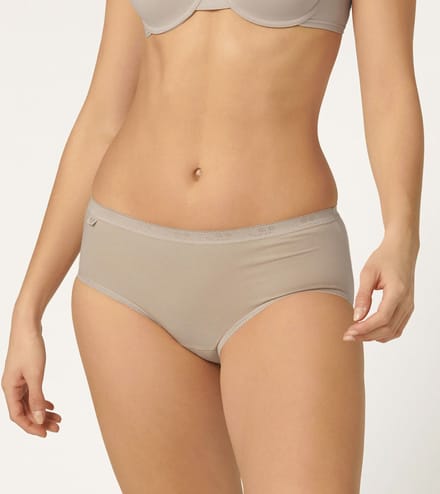 Sloggi dames Basic Midi dames slip  - 36  - Beige