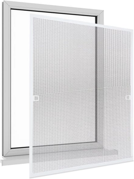 Hor voor Raam 120x140 cm met Aluminium Frame - Flexibele Insectenwering Zonder Boren