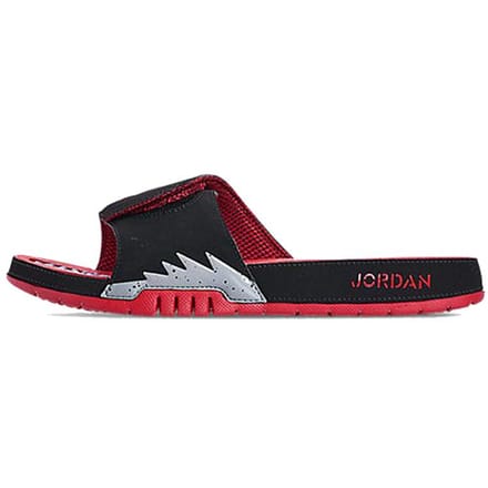 Jordan Hydro 5 Rétro Noir Gris Particule Rouge Université 555501-060 42.5 red