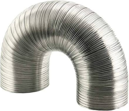 Starre aluminium ventilatieslang rond Ø 250mm lengte 3 meter
