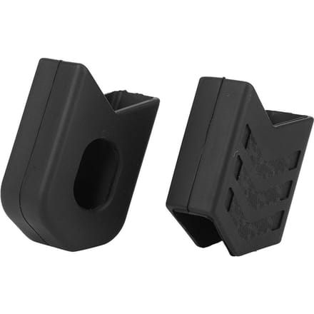 2 Paar Fietss Silicone Crankhoes Beschermhoes Fietsaccessoire voor Racefietszwart black