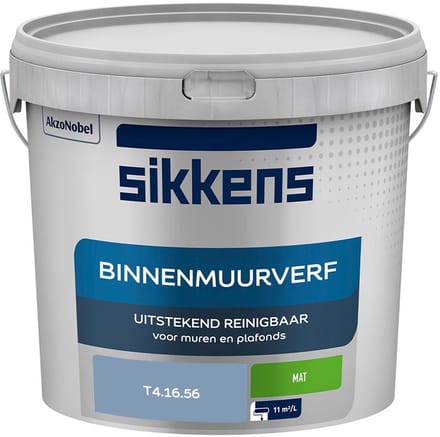 Sikkens - Binnenmuurverf Mat - T4.16.56 - Mengverf - 5 L