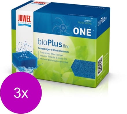 Juwel Bioplus Fine One - Filtermateriaal - 3 x Blauw 2 stuks