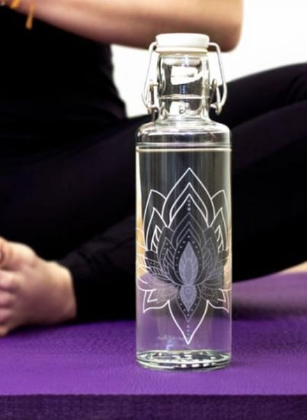 Soulbottle 'Just breathe' drinkfles (glas)