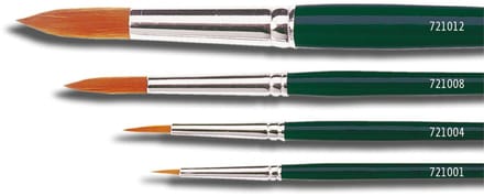 Rondborstel Hobby-lijn Basic, nylon, grootte 4