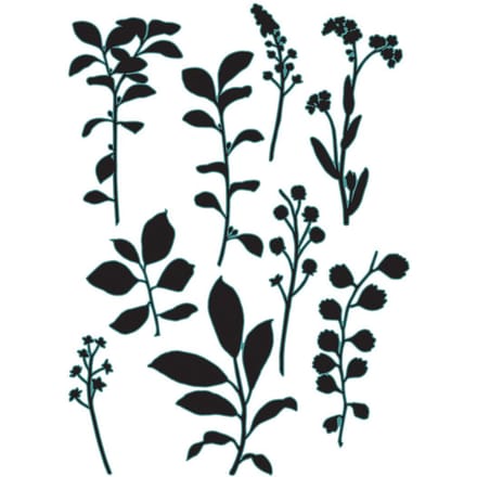 Sizzix Framelits Ponssjabloon by 49 en Market "Fine Stems 02"