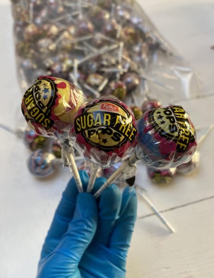 Candy Freaks suikervrij Lollies - 10 stuks - Lollys - Snoepgoed - Snoep