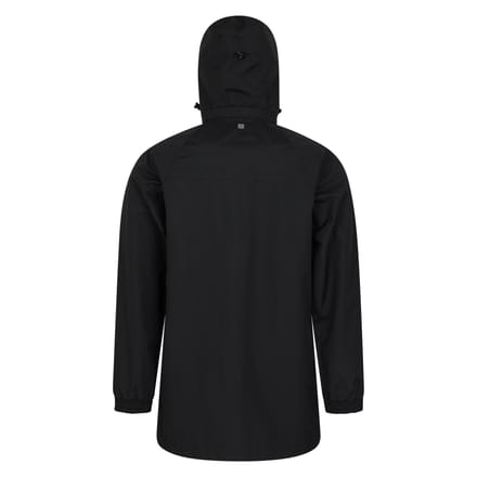 Mountain Warehouse Heren Glacier II Lange Waterdichte Jas (Zwart)