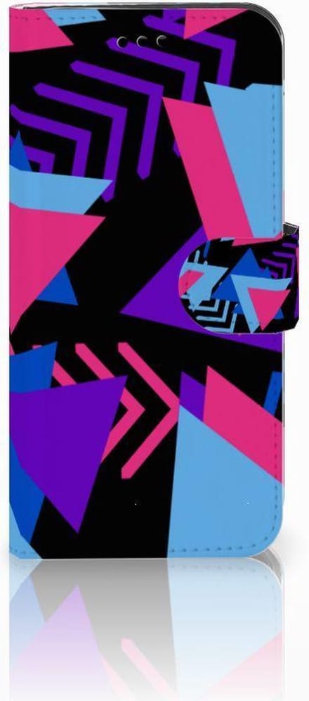 Huawei P10 Lite Book Case Funky Triangle