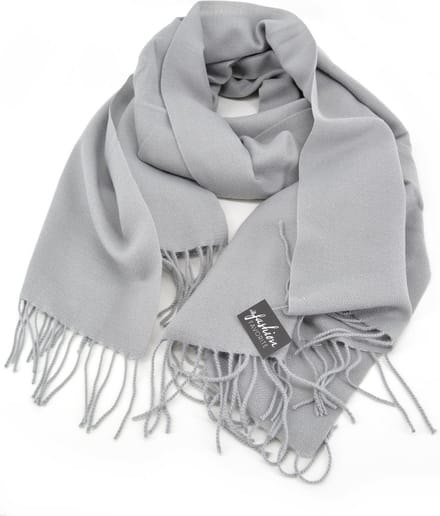 Flore Sjaal - Grijs | 190 x 70 cm | Herfst/Winter | Polyester | Fashion Favorite