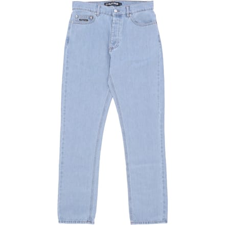 Normale denim lichtblauwe herenjeans