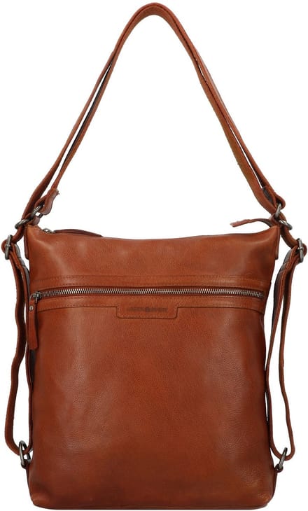 Greenburry Schoudertas leer 29,5 cm - Dames - cognac