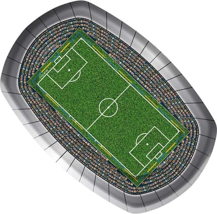 Folat Bordjes soccer party 23 cm 8 stuks