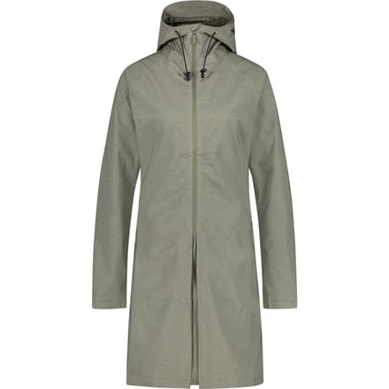 AGU SEQ - Regenjas Dames - 2-in-1 Poncho - Olive Groen - Ademend - Waterdicht Poray 10000 - Met Ventilatie - L