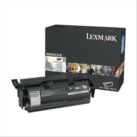 Tonercartridge 0X654X31E black