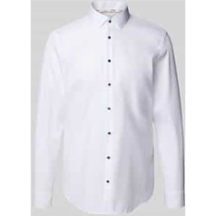 Super slim fit zakelijk overhemd met kentkraag