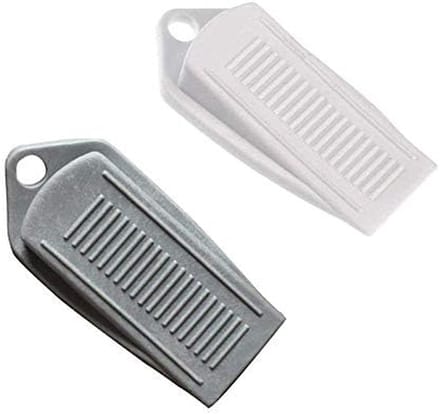 Deurstoppers 5 stuks - Deurwiggen - Deuren Open Houden - Antislip ontwerp - 10x5x2 cm - Wit