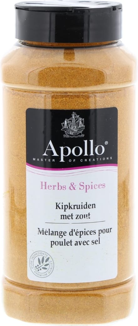 Apollo Kipkruiden met zout - Bus 750 gram