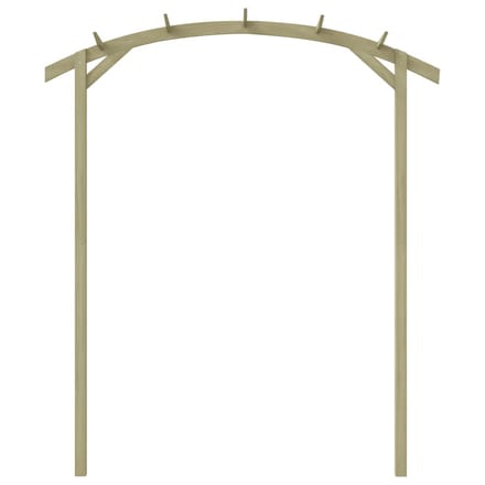 Tonnelle de jardin Bois de pin traité sous pression 180 x 210 x 40 cm