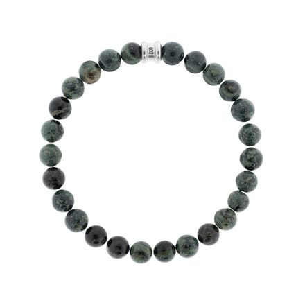 STEEL & BARNETT - Kralenarmband Heren - Kambaba Jaspis - Maat M