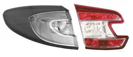 VanWezel 4377927 - Feu arrière gauche pour Renault Megane de 2009 à 2015