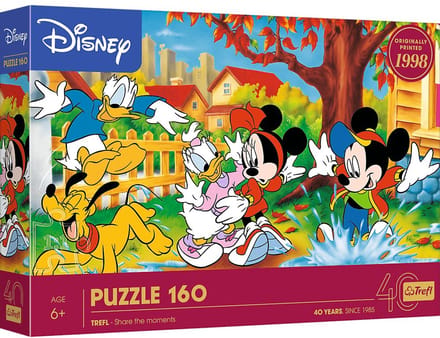 Trefl puzzel Disney Mickey Mouse en Friends - 160 stukjes - 40 jaar jubileum.