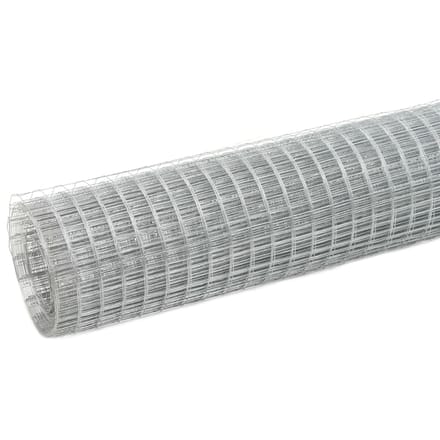 vidaXL - Kippengaas - 10x0,5 - m - gegalvaniseerd - staal - zilverkleurig