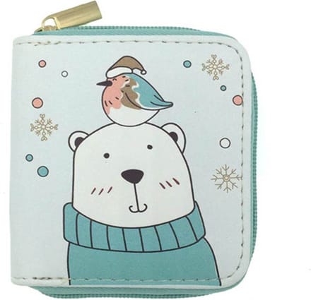 AMODI - Portemonnee Kinderen - Meisjes portemonnee - Compact - Cadeau - Modern - Nieuwe Mode - Groen