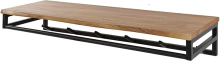 Kapstok Custom 6 Haken Boomstam Hoedenplank 100cm