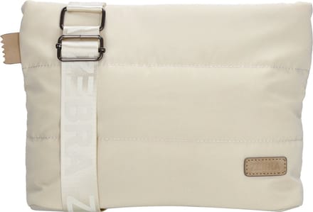 Zebra Trends Elske Crossbody Schoudertas - Trendy Puffer Dames Tas - Crème