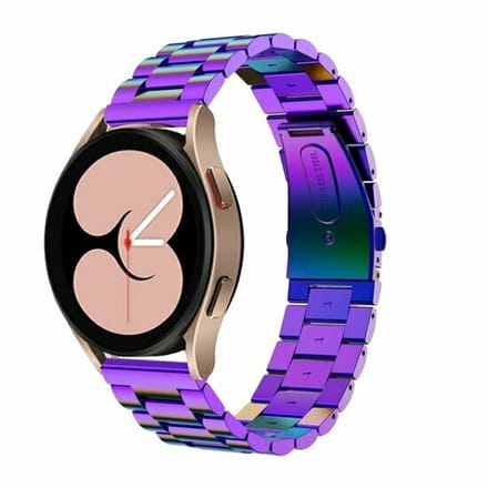 By Qubix - Geschikt voor Xiaomi Watch S4 - 41mm - Stalen schakelband - Multicolor