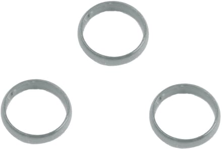 Bull's Shaft Ali Rings 3 mm - 3 stuks - Zilver