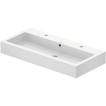 Duravit Vero washbasin 100 cm with 2 tap holes