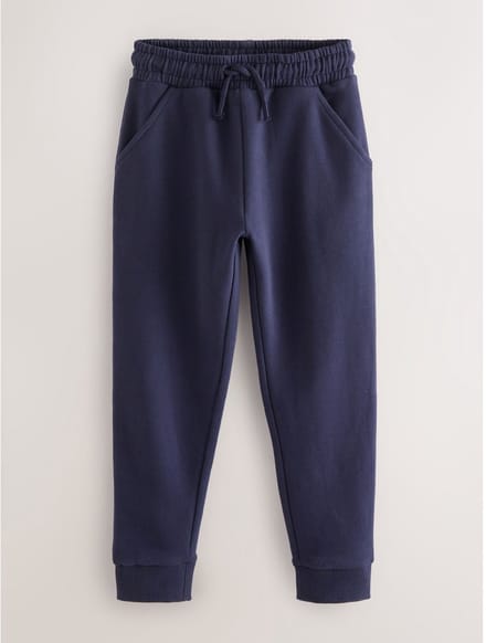 Next - Meisjes - Zachte jersey joggingbroek met normale pasvorm - Blauw