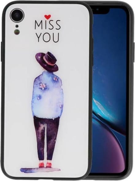 Miss You Print Hardcase voor iPhone XR