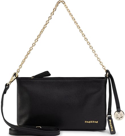 Bag2Bag Schoudertas Milan Zwart