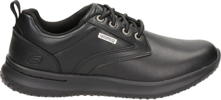 Skechers heren veterschoen - Zwart - Maat 45