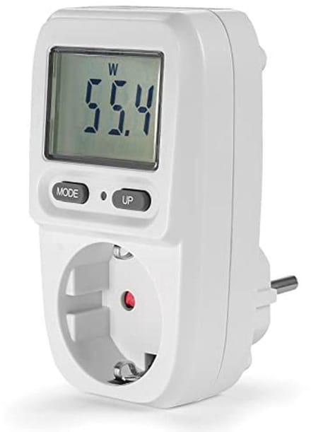 Energiekostenmeter met Display - Stroommeter tot 3680 Watt voor Thuisgebruik