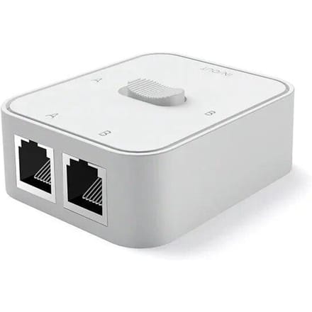 2 Poorten 1000Mbps Gigabit Netwerk Switch Ethernet Adapter Lan RJ45 Splitter Power Free 2-weg adapterconnector