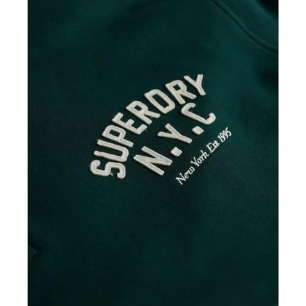 Dames sweatshirt met 1/2 rits Superdry Country Club Appliqué