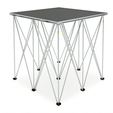 1m x 1m Portable Stage Kit by Gear4music, 100cm