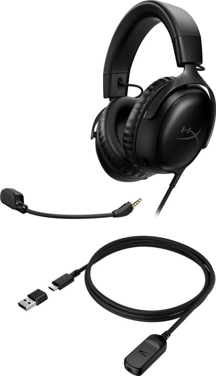 HyperX Cloud III Wired Gaming Headset - Zwart (PC, PS5, Xbox Series X/S)
