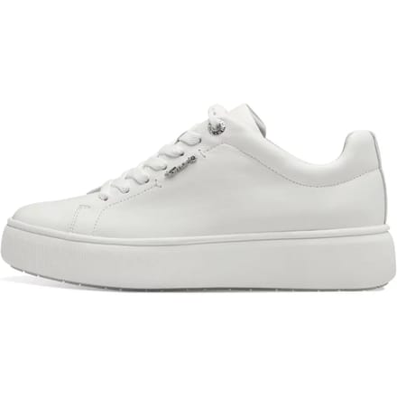 Tamaris Damestrainers 1-23736-42 117 Dames Vegan M2373642 Wit Leer